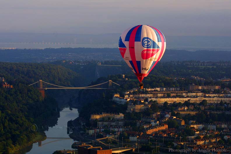 Intel Balloon over Clifton Suspension Bridge, Bristol